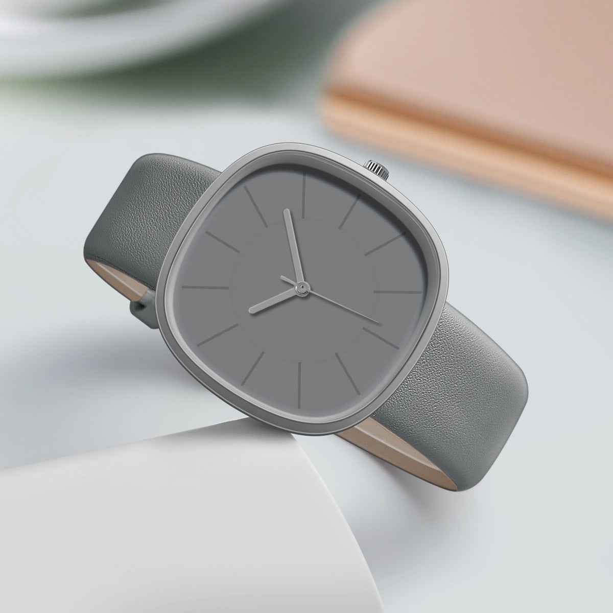 Niche High Sense Women's Cube Sugar Silicone Watch