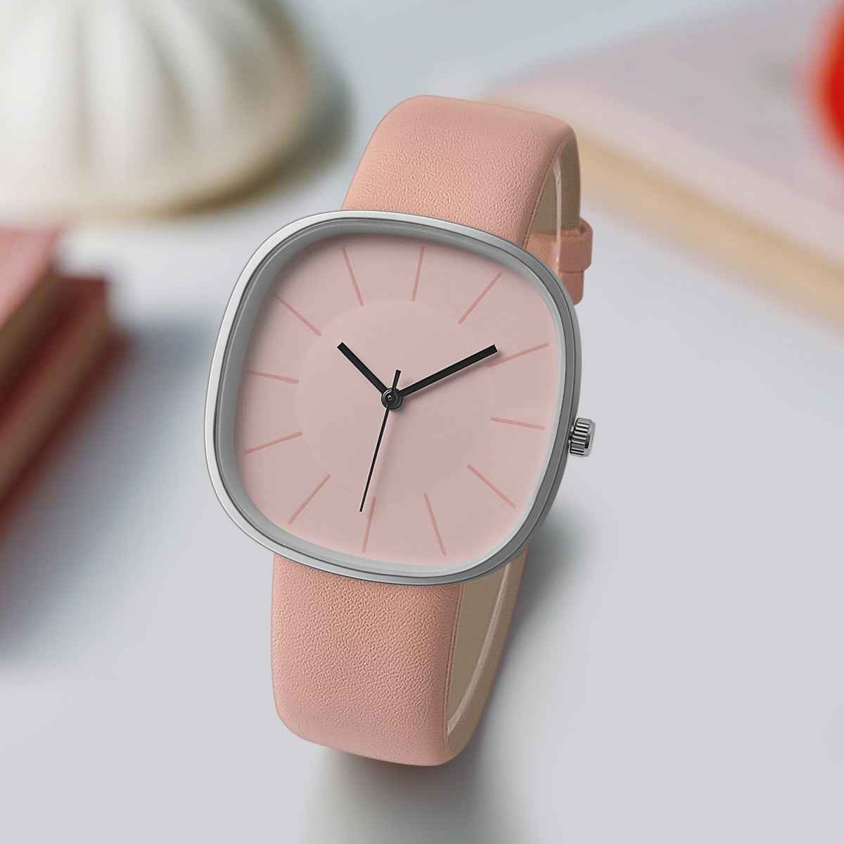 Niche High Sense Women's Cube Sugar Silicone Watch