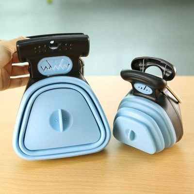 Dog Pet Travel Foldable Pooper Scooper With 1 Roll Decomposable bags Poop Scoop Clean Pick Up Excreta Cleaner Epacket Shipping