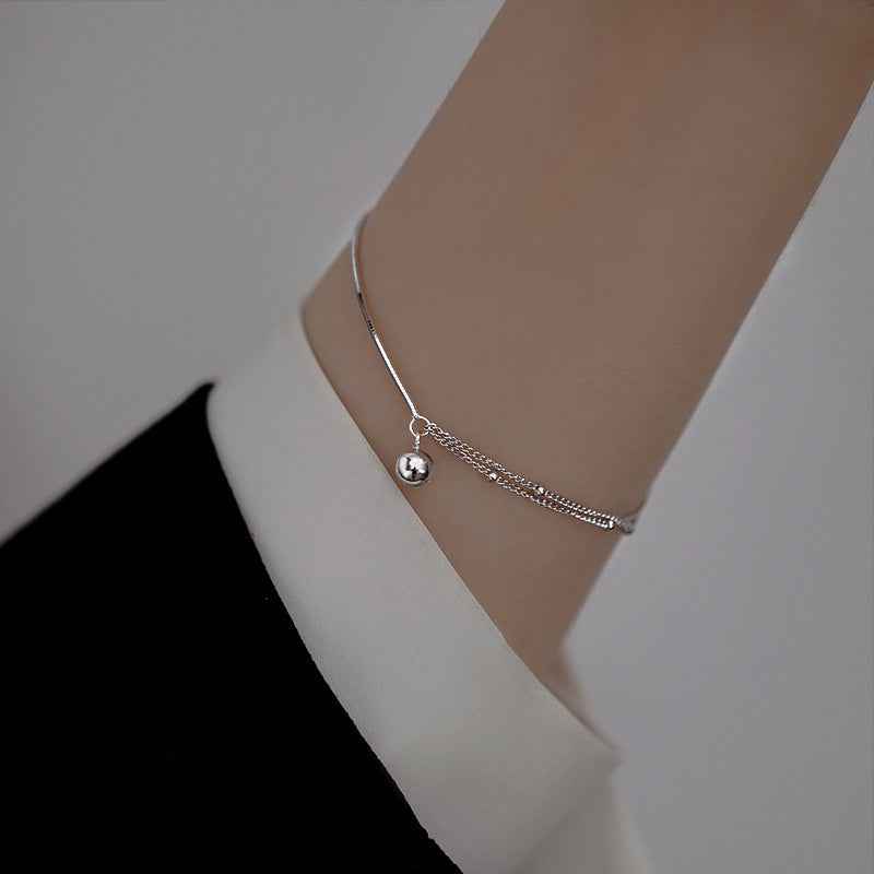 Simple And Elegant Asymmetric Double-layer Bracelet Girlfriends' Gift