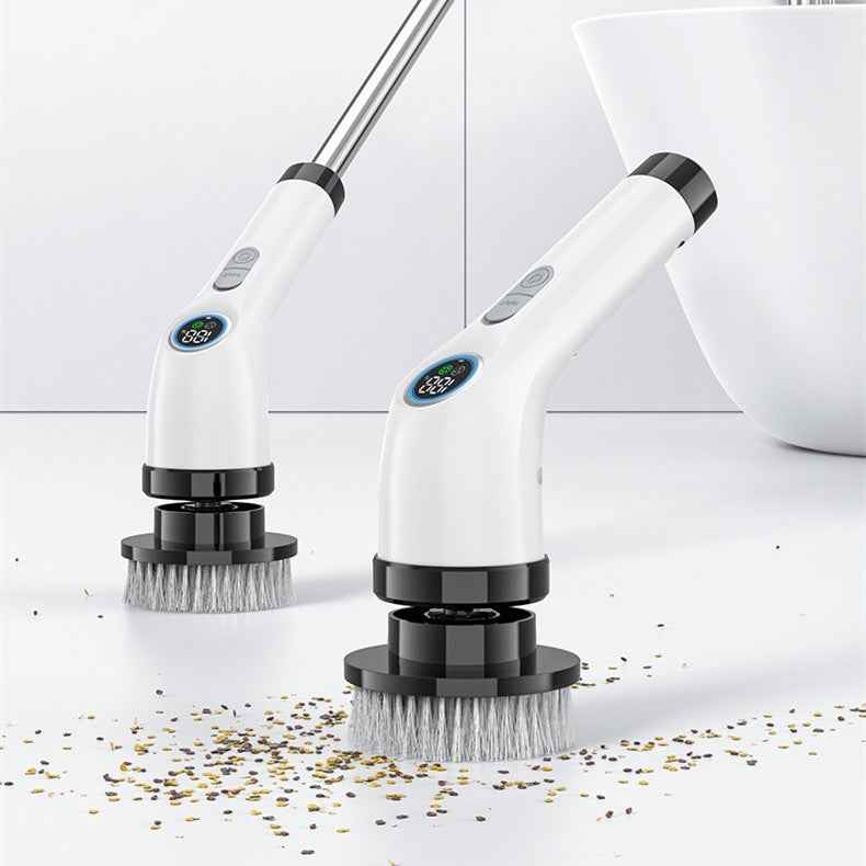 Large Capacity Battery Long Life 7-in-1 Rotating Electric Cleaning Brush