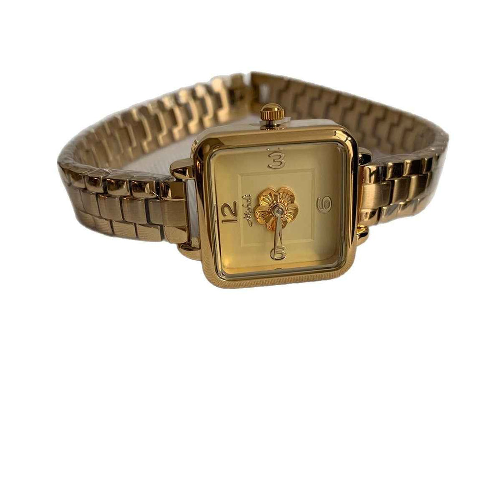 ZUORAN Camellia Steel Chain Square Niche High-grade Elegant Women's Watch