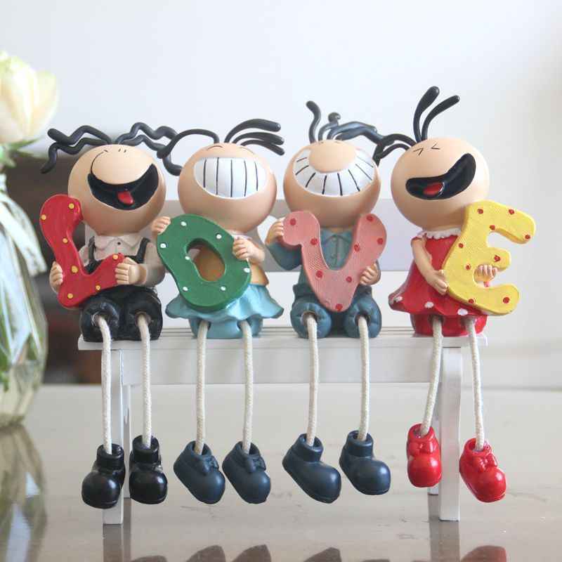 Creative Sanmao Hanging Foot Doll Ornaments