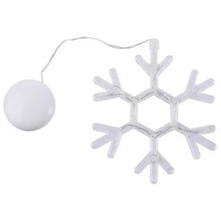 Christmas LED Suction Cup Chandelier Holiday Party Window Decor Lamps Battery Powered
