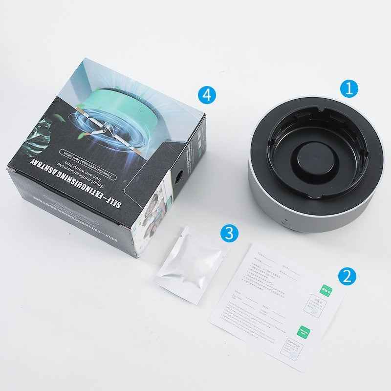 Cendrier purificateur d'air automatique avec purification anionique, gadget portable pour voiture