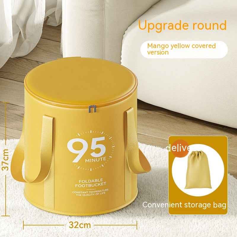 Household Folding Foot Bath Bag High Depth Over Calf Portable