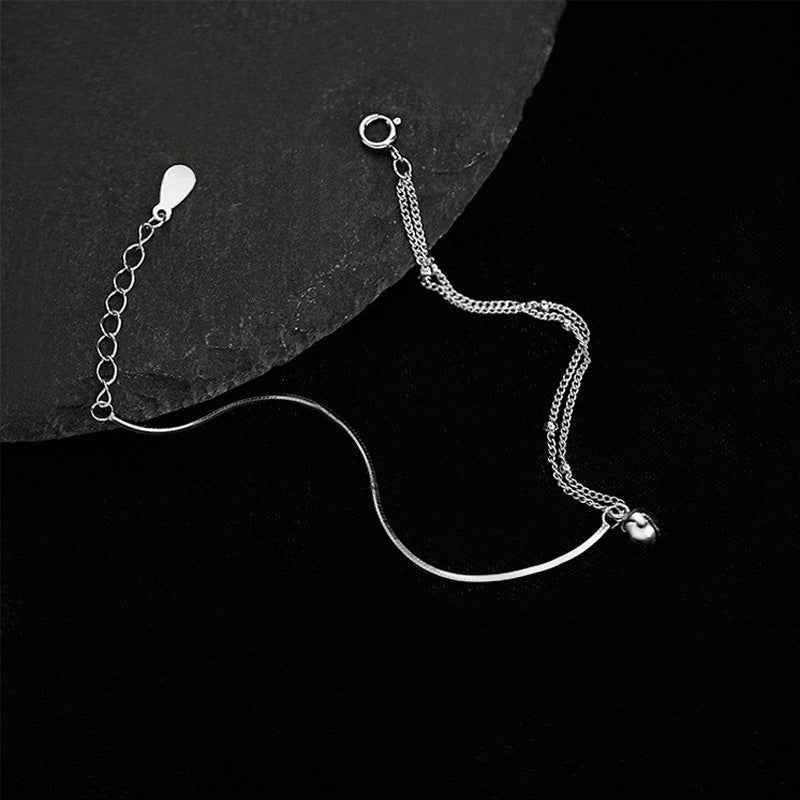 Simple And Elegant Asymmetric Double-layer Bracelet Girlfriends' Gift