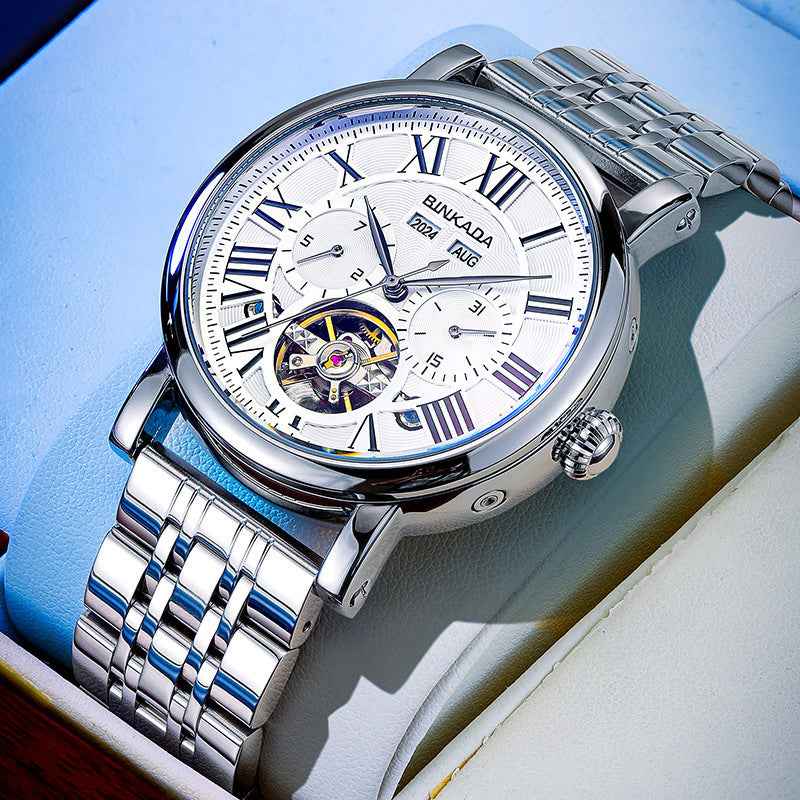 Multifunctional Mechanical Men's Automatic Watrproof Watch