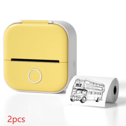 Portable Thermal Printer Mini Bluetooth Photo Printer for Students and Price Tags