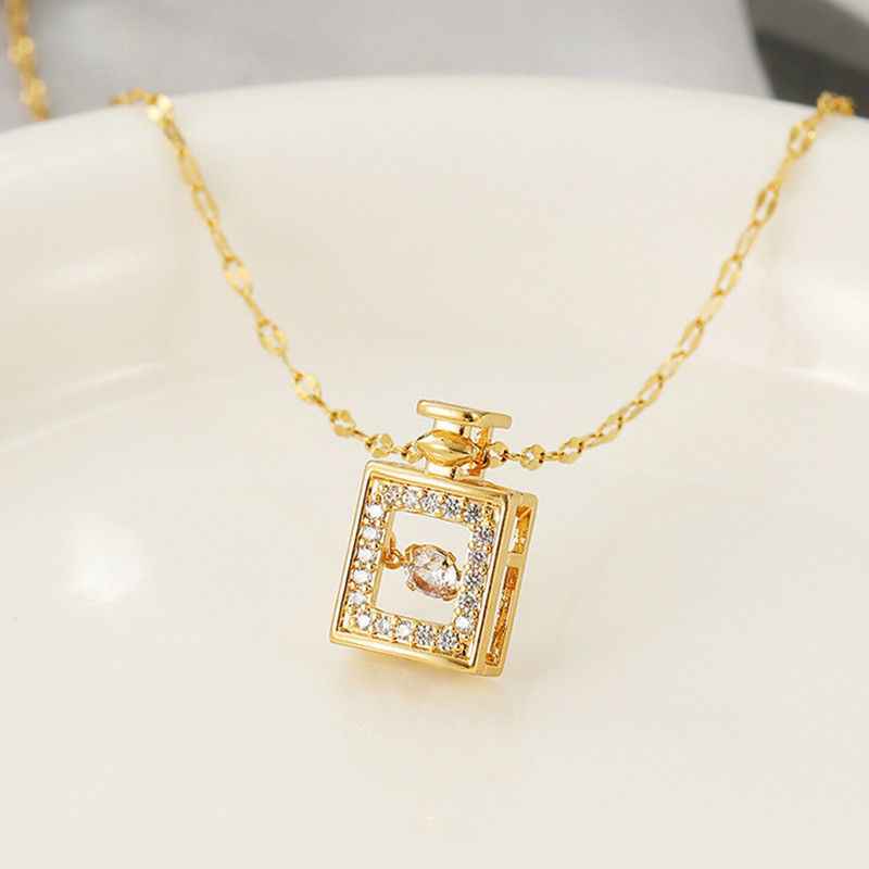 Korean Trend Zircon Luxury Female Necklace Charm Jewelry Gift Fashion Jewelry Woman