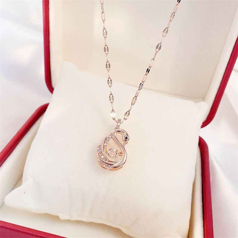 Korean Trend Zircon Luxury Female Necklace Charm Jewelry Gift Fashion Jewelry Woman