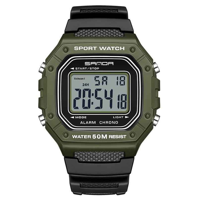 Swimming Waterproof Youth Electronic Watch Simple Alarm Clock