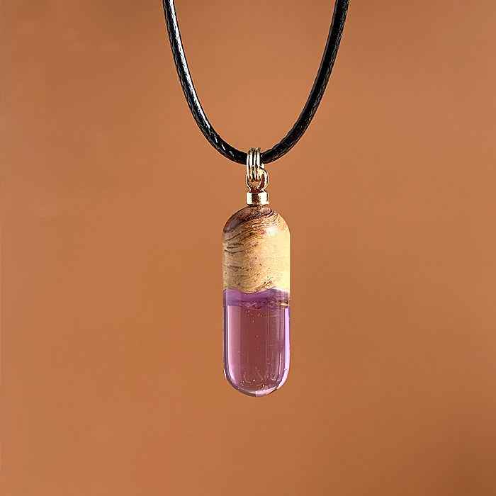 Reative Time Star Capsule Luminous Pendant Necklace