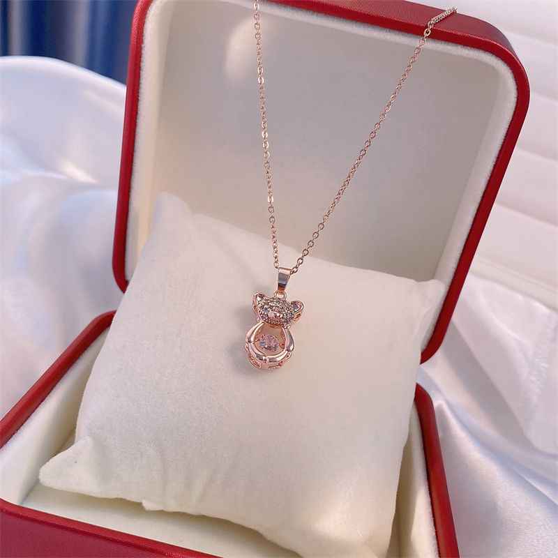 Korean Trend Zircon Luxury Female Necklace Charm Jewelry Gift Fashion Jewelry Woman