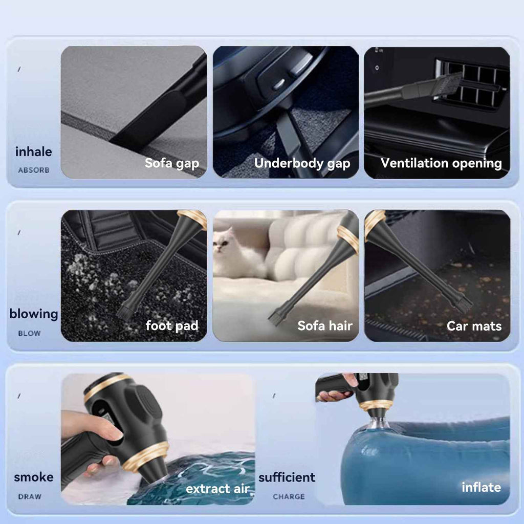 Vacuum Cleaner Portable Multi-functional Integrated Wireless Car