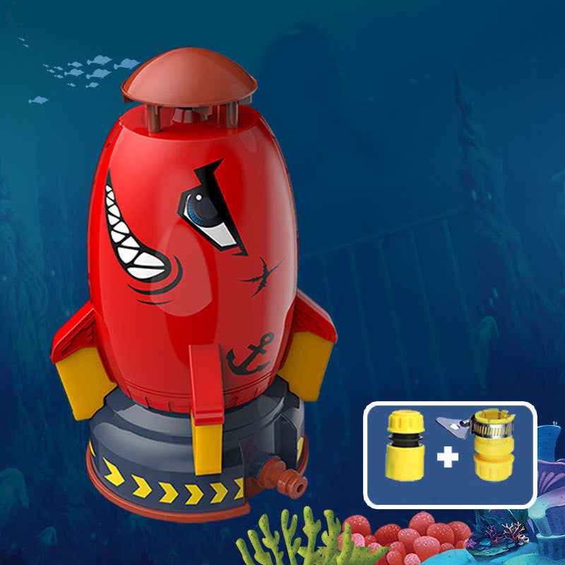 Rocket Launcher Toys Outdoor Rocket Water Pressure Lift Sprinkler Toy  Interaction In Garden Lawn Water Spray Toys For Kids Summer Gadgets