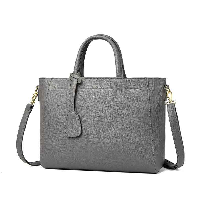 Soft Leather Tote Handbag Women's One Shoulder Crossbody Bag