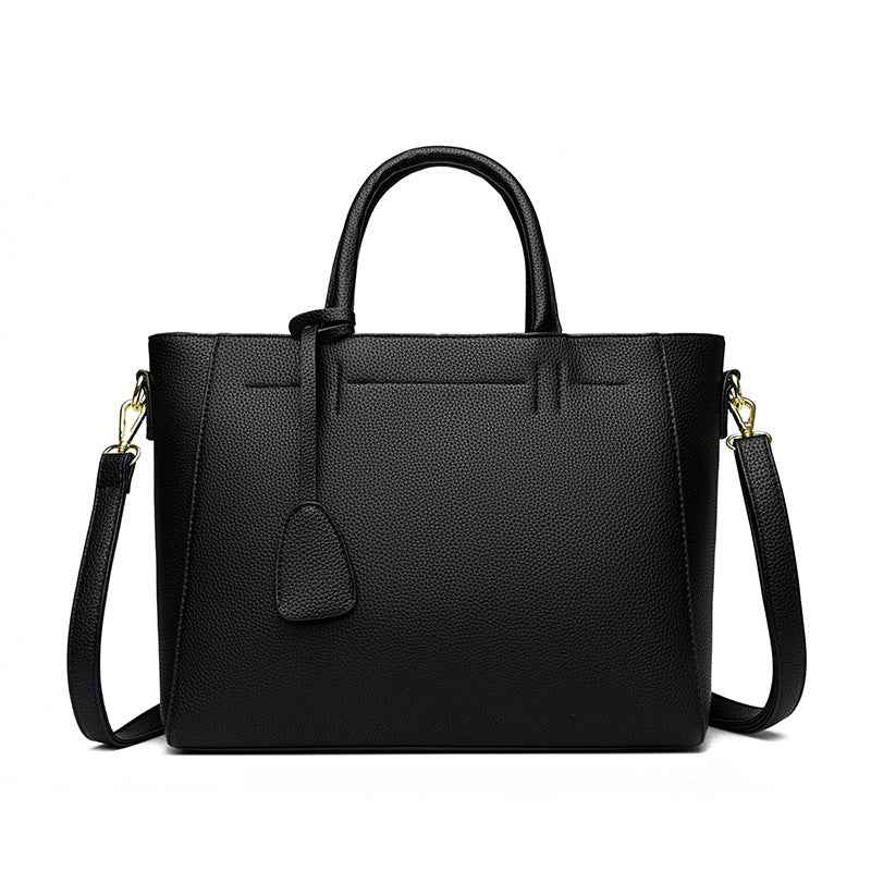Soft Leather Tote Handbag Women's One Shoulder Crossbody Bag