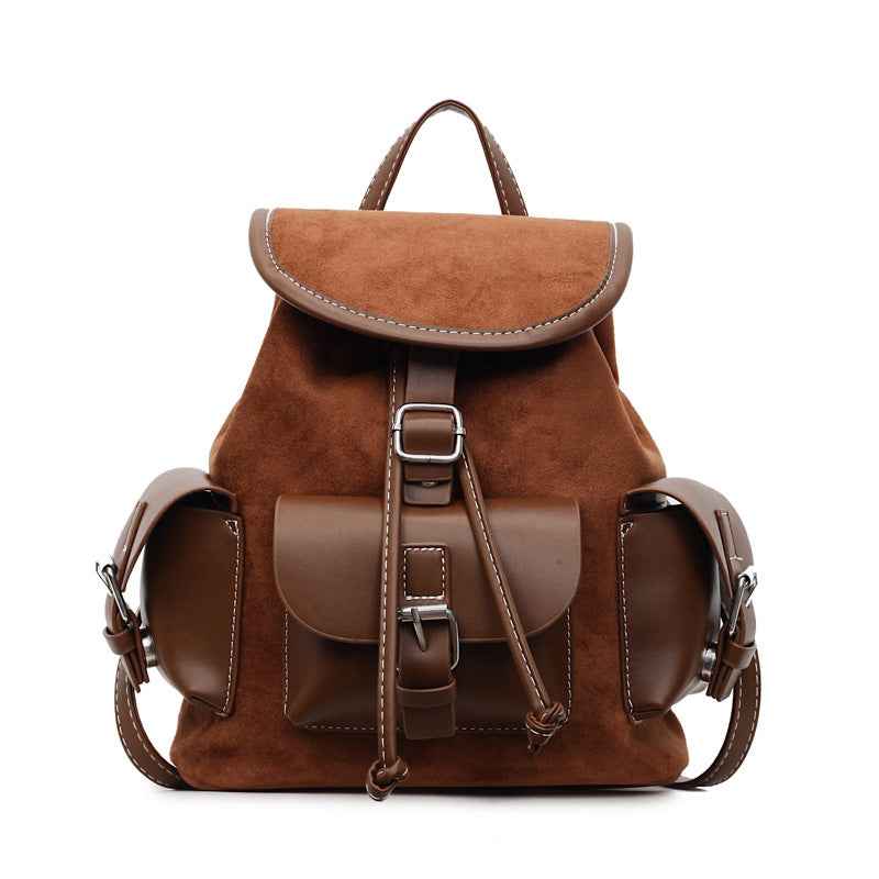 Personality Simple Retro Textured Fashion Women's Backpack