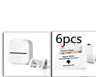 Portable Thermal Printer Mini Bluetooth Photo Printer for Students and Price Tags