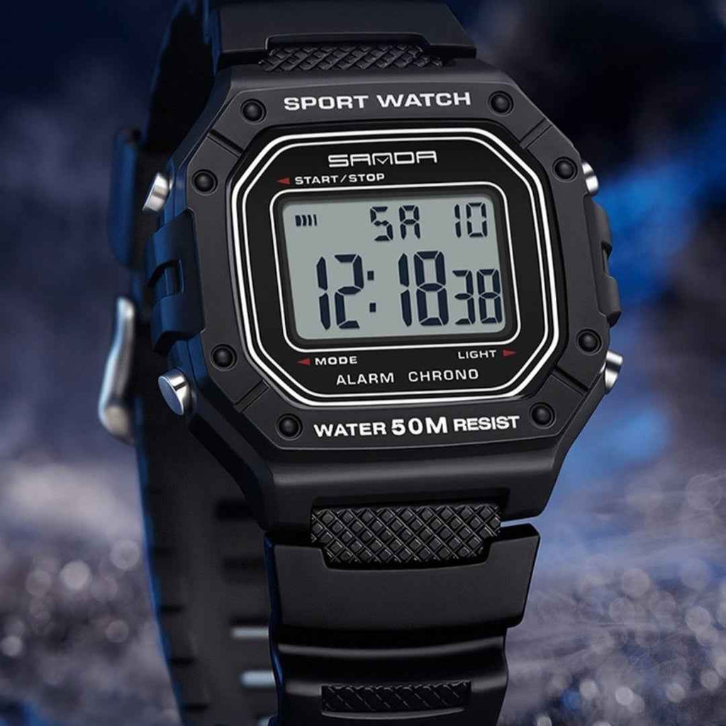 Swimming Waterproof Youth Electronic Watch Simple Alarm Clock