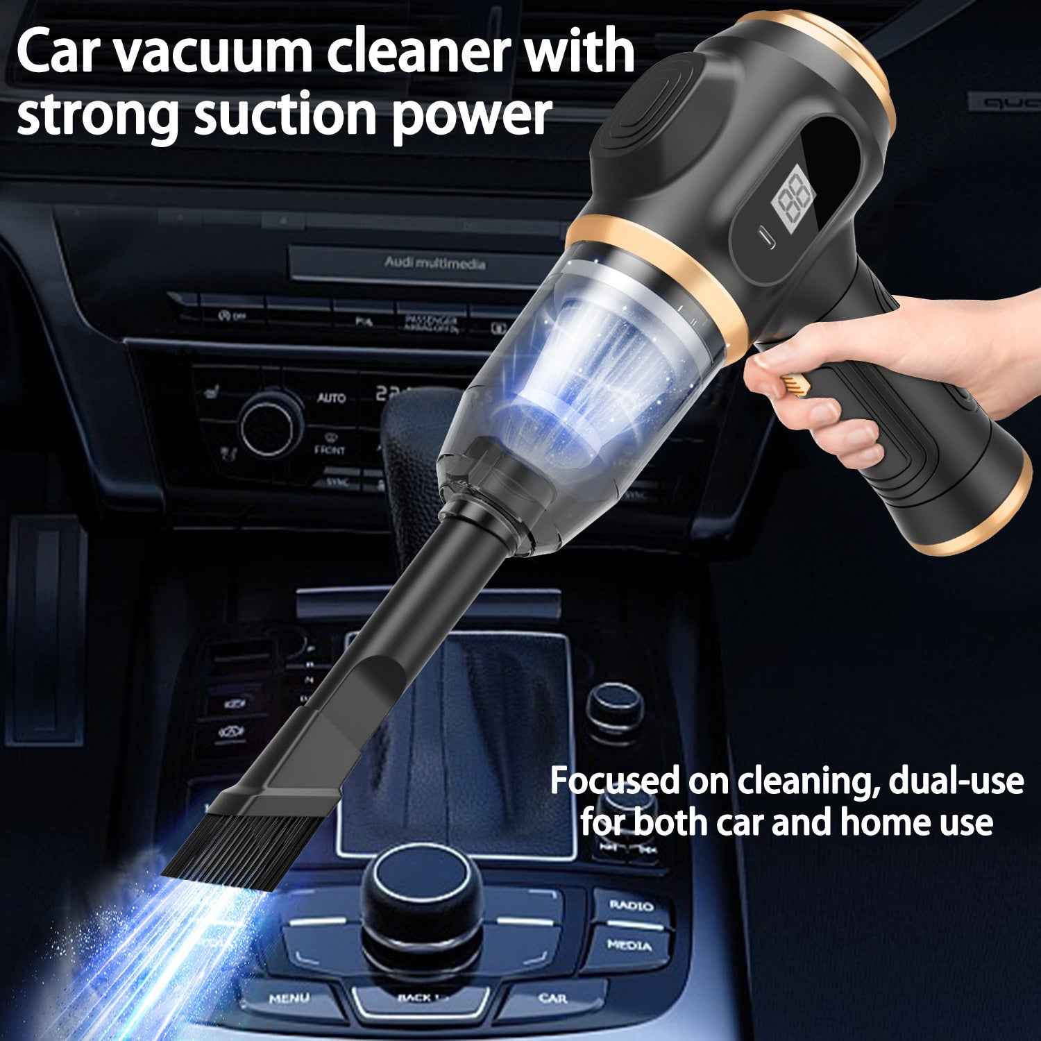 Vacuum Cleaner Portable Multi-functional Integrated Wireless Car