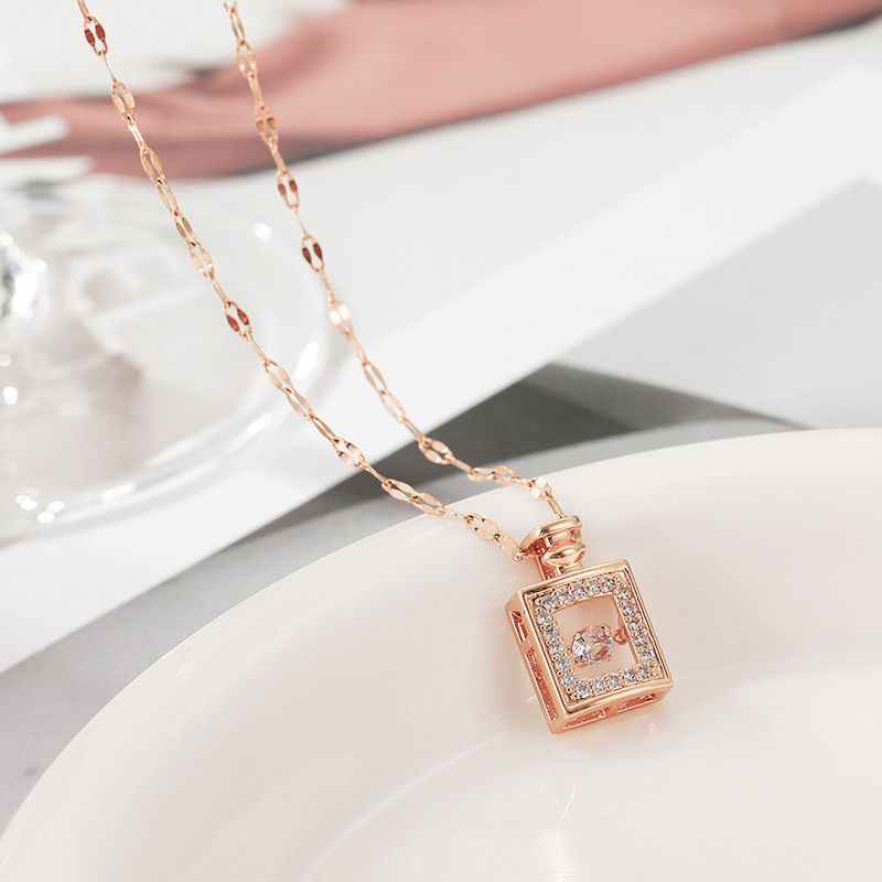 Korean Trend Zircon Luxury Female Necklace Charm Jewelry Gift Fashion Jewelry Woman