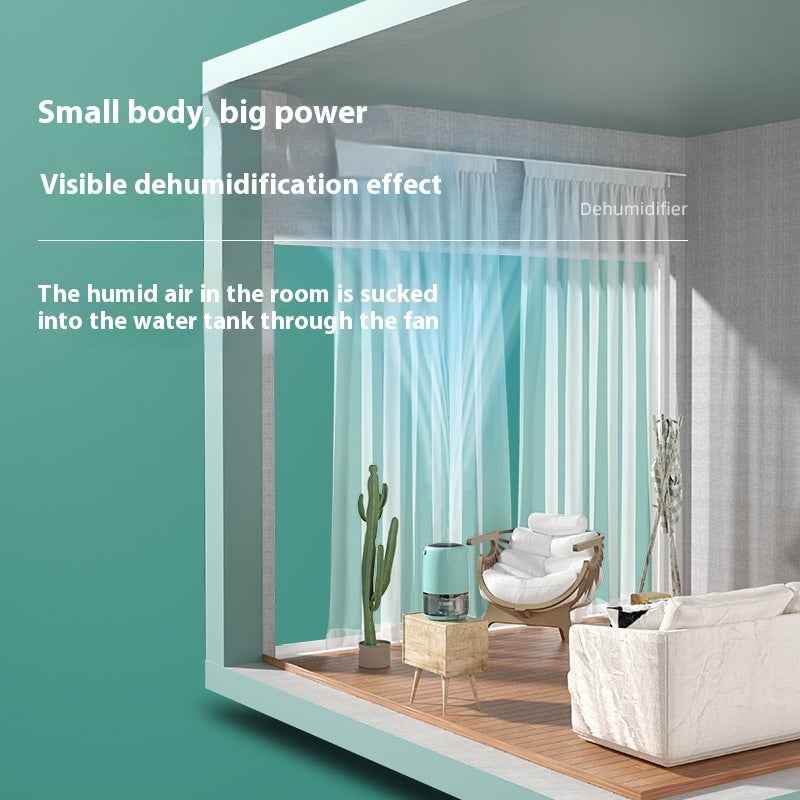 Bedroom Small Dry Air Purification Dehumidifier