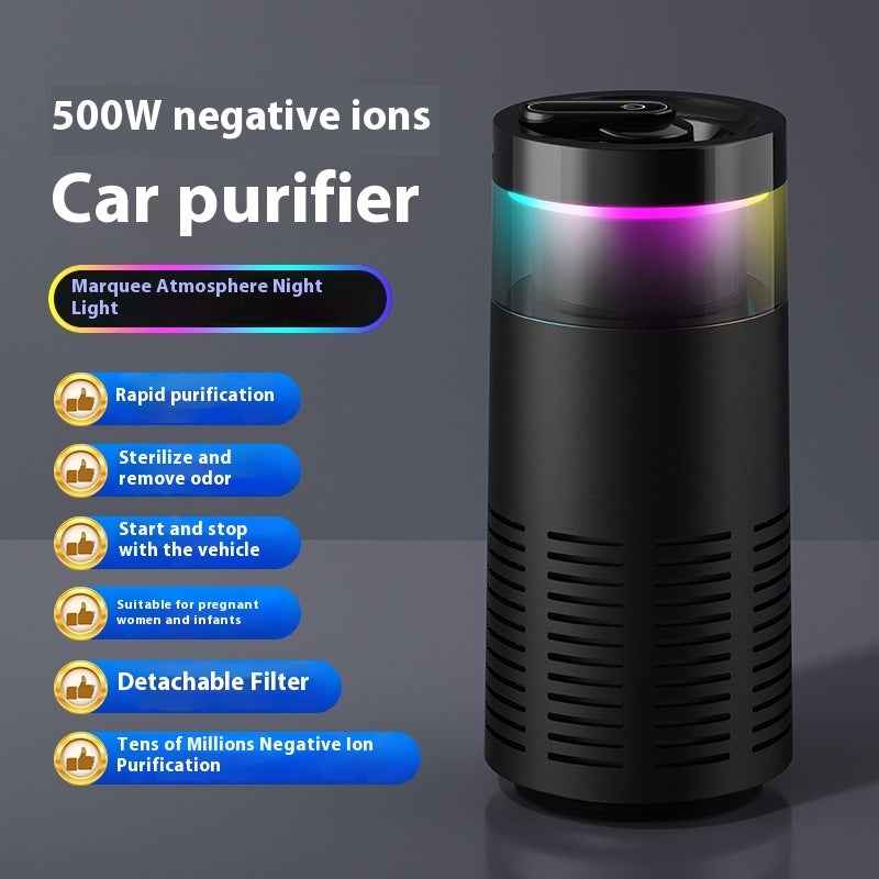 Car Air Purifier Home Indoor Desktop Formaldehyde Removal Ozone Odor Removal