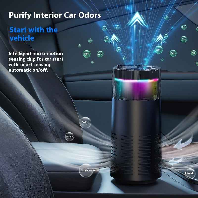 Car Air Purifier Home Indoor Desktop Formaldehyde Removal Ozone Odor Removal