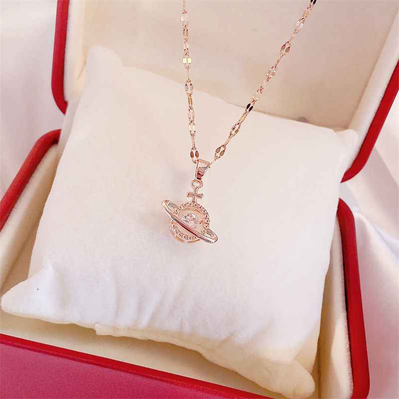 Korean Trend Zircon Luxury Female Necklace Charm Jewelry Gift Fashion Jewelry Woman