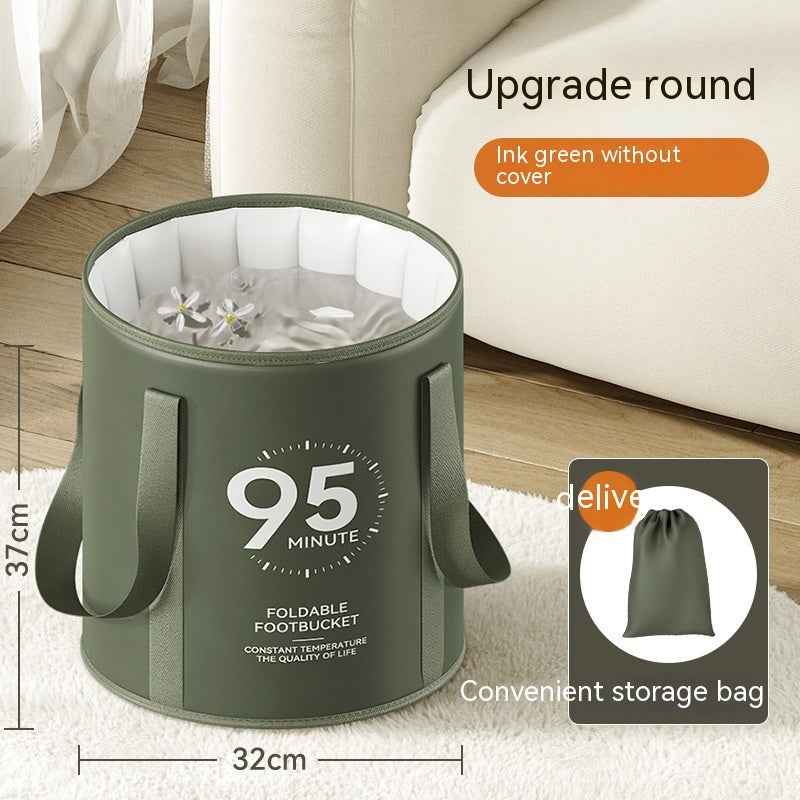 Household Folding Foot Bath Bag High Depth Over Calf Portable